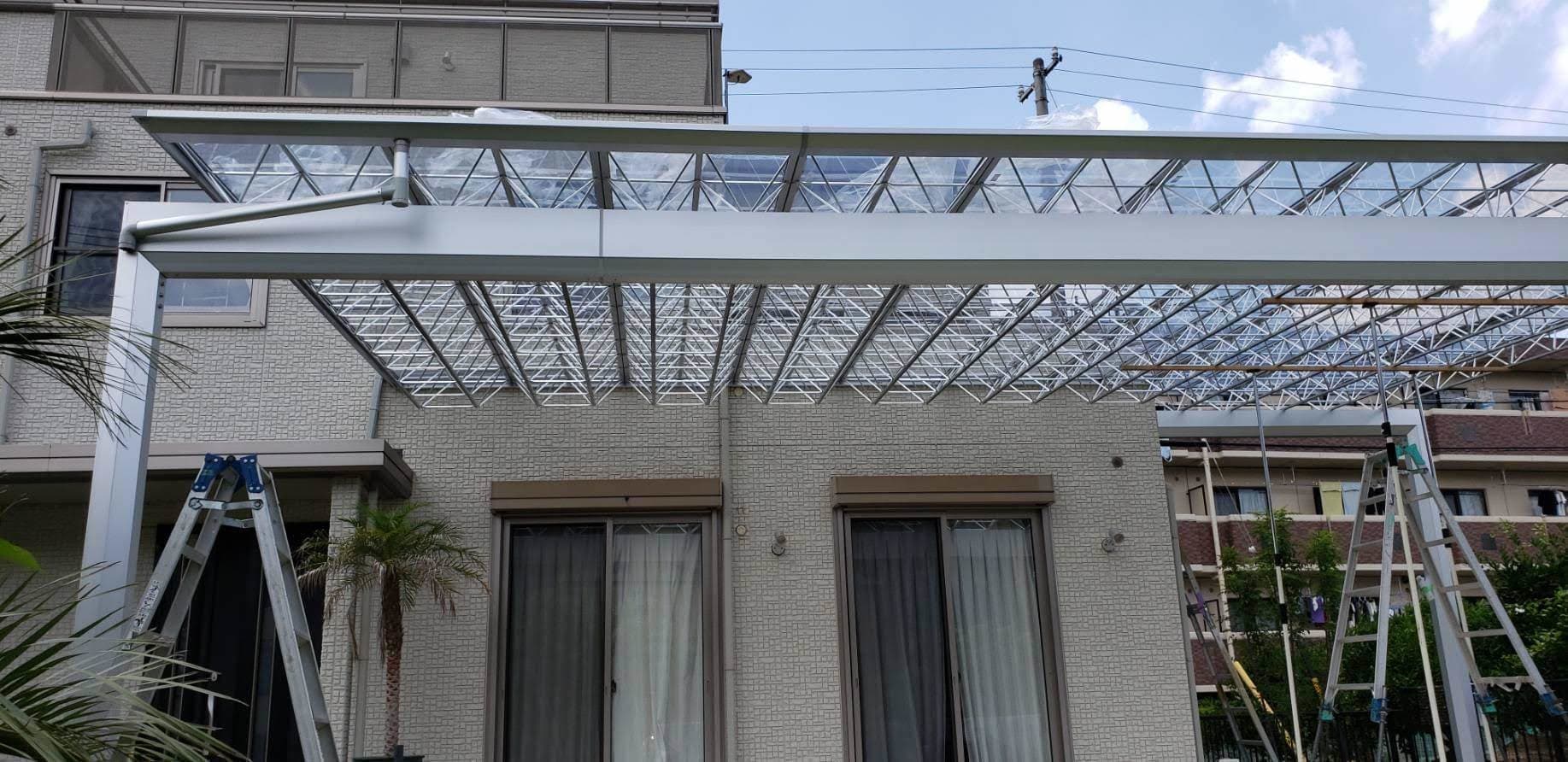 カーポート新設工事 | 名古屋市中村区のエクステリア工事ならイズ美