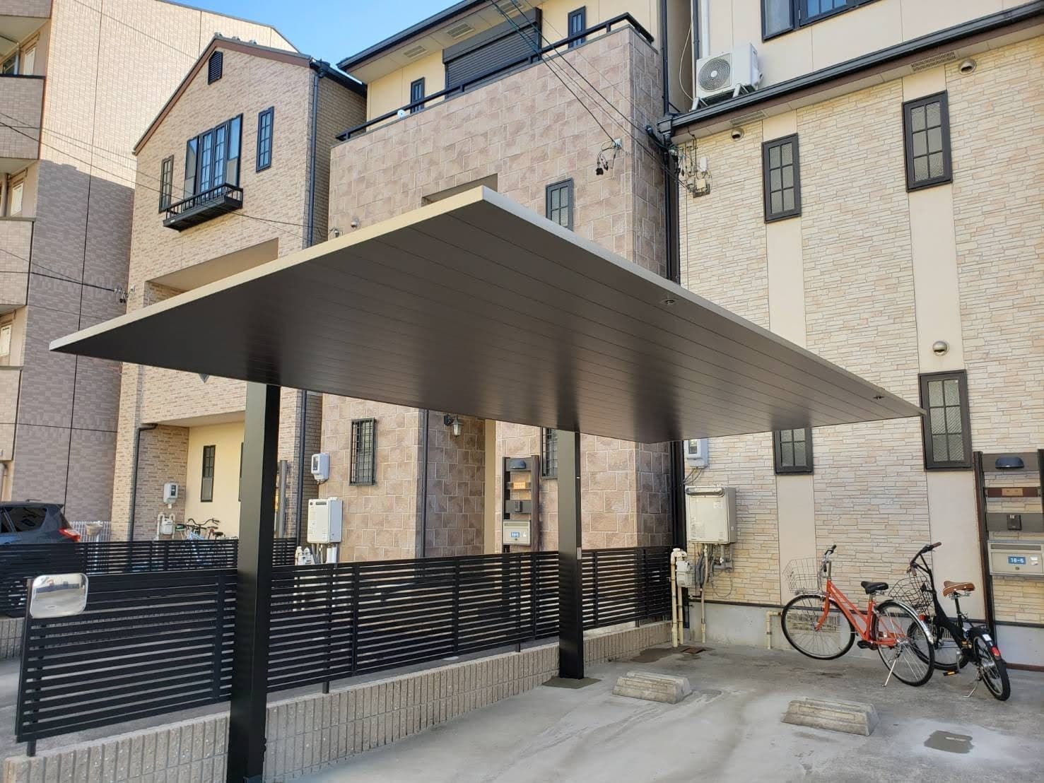 カーポート新設工事 | 名古屋市中村区のエクステリア工事ならイズ美