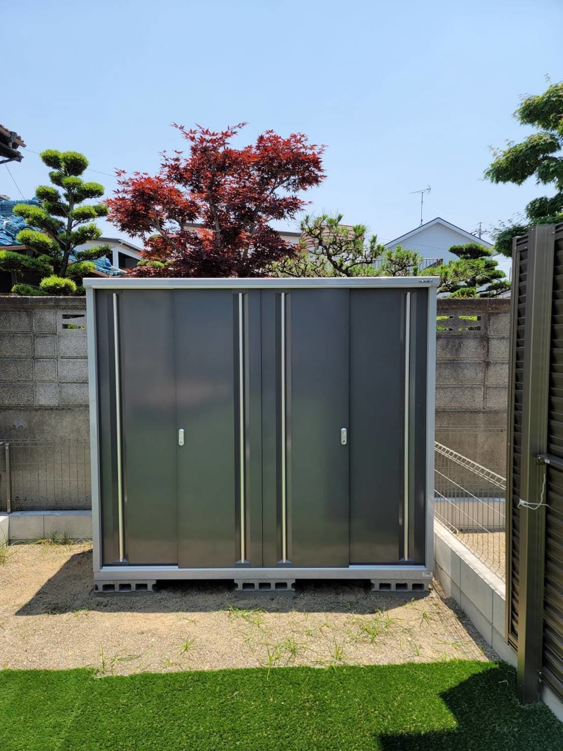 物置設置 | 名古屋市中村区のエクステリア工事ならイズ美