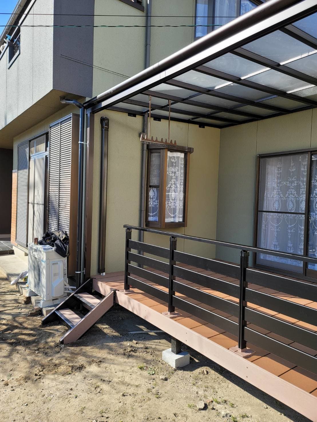 ウッドデッキ設置 | 名古屋市中村区のエクステリア工事ならイズ美