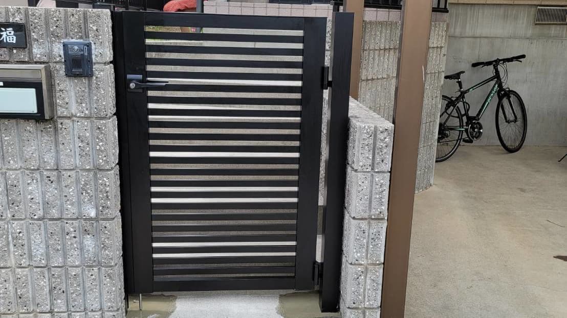 門扉新設 名古屋市中村区 | 名古屋市中村区でエクステリア工事ならイズ美