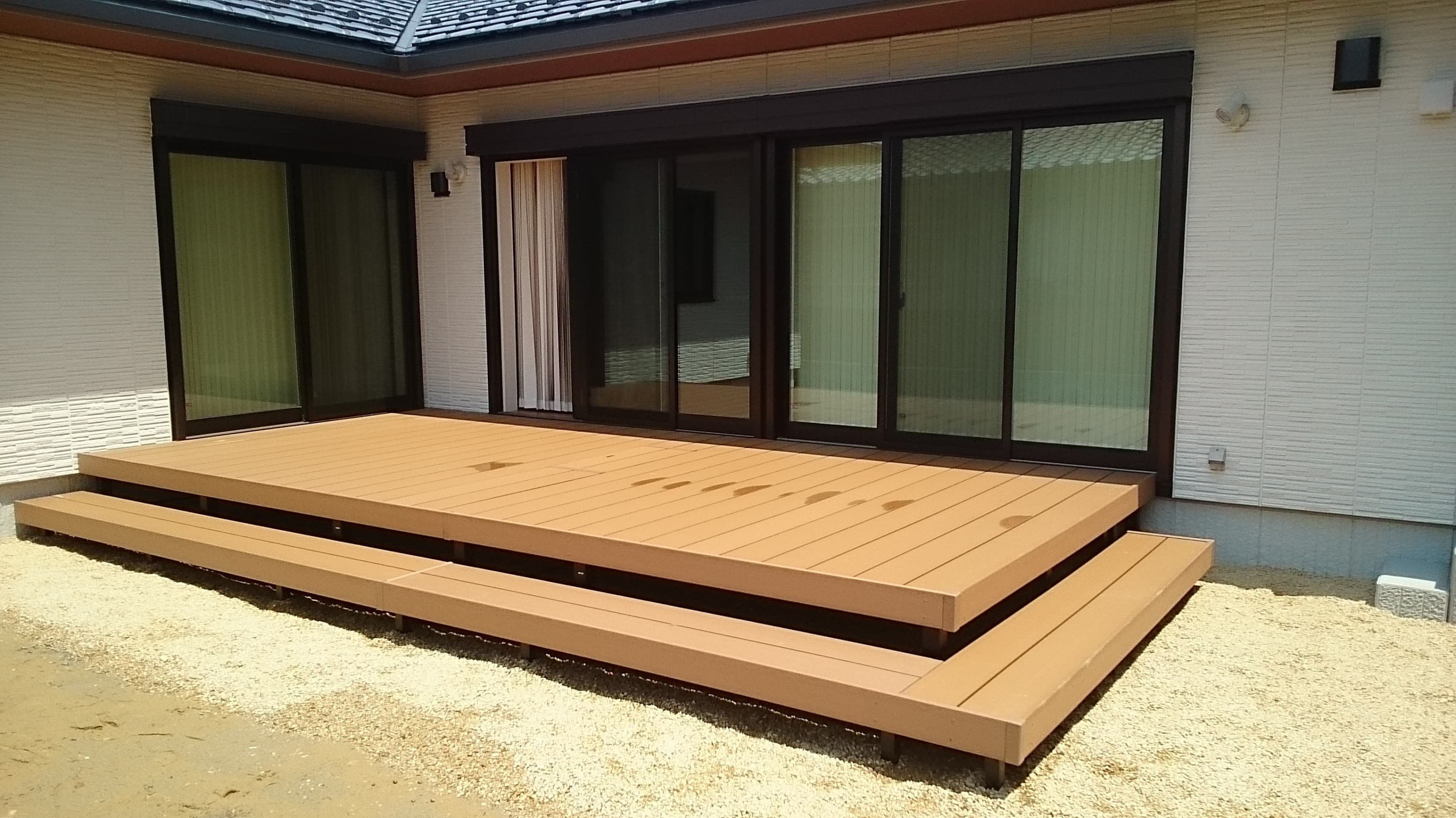 ウッドデッキ新設 名古屋市中村区 | 名古屋市中村区でエクステリア工事ならイズ美