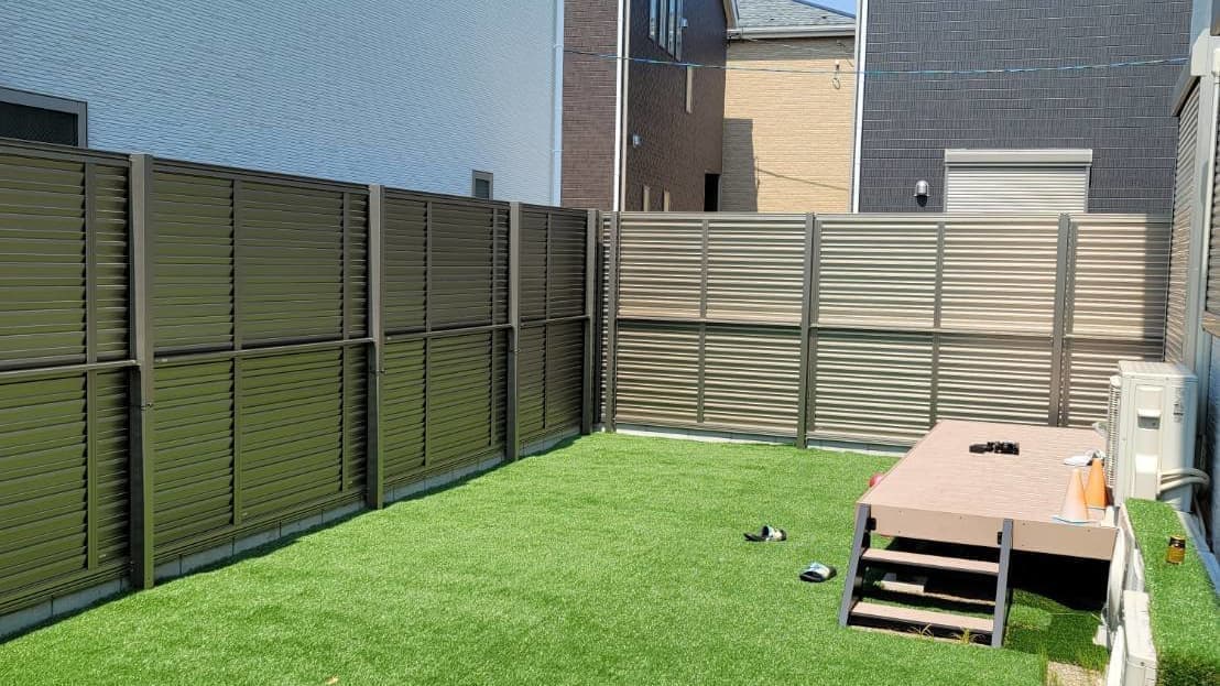 人工芝張り 名古屋市中村区 | 名古屋市中村区でエクステリア工事ならイズ美