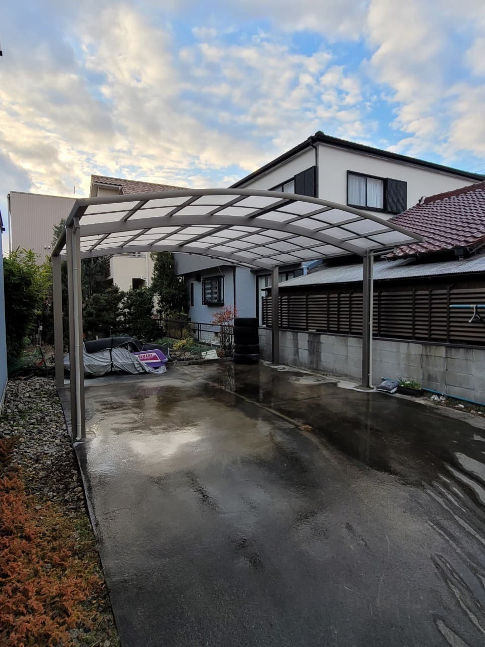 カーポート設置 | 名古屋市中村区のエクステリア工事ならイズ美