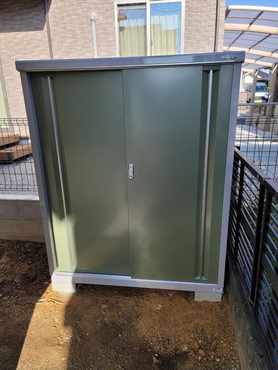 物置設置 | 名古屋市中村区のエクステリア工事ならイズ美