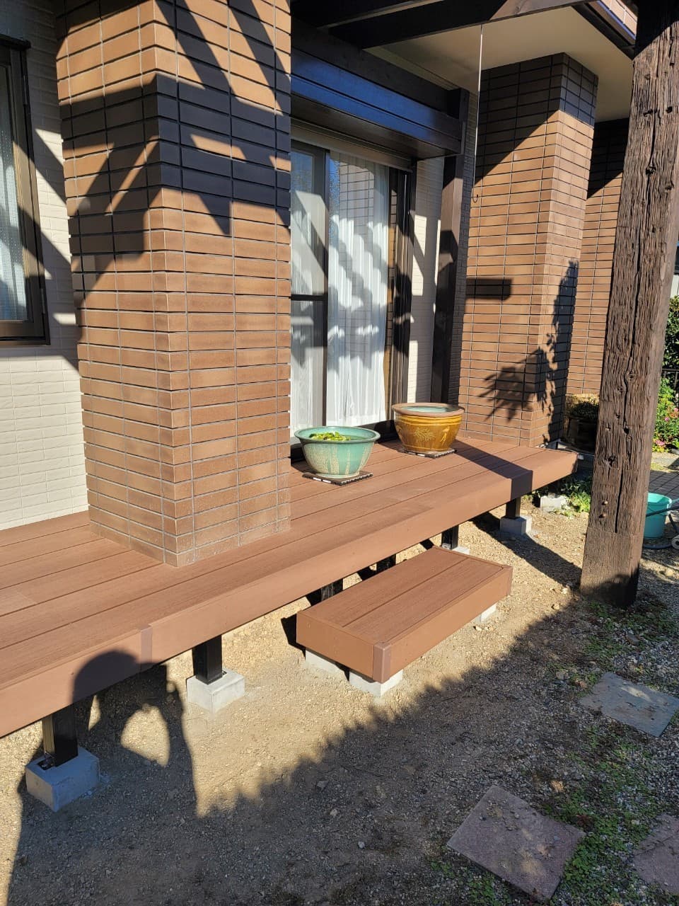 ウッドデッキ設置 | 名古屋市中村区のエクステリア工事ならイズ美